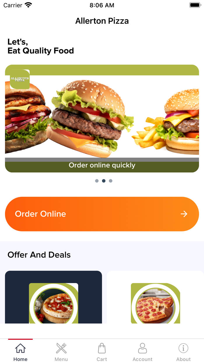 Allerton Pizza Online