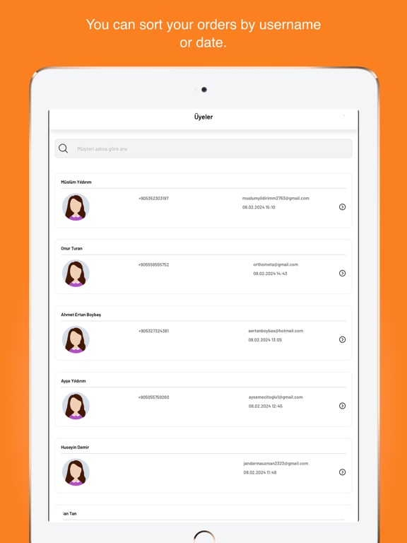 E-Commerce Panel iPad screenshot