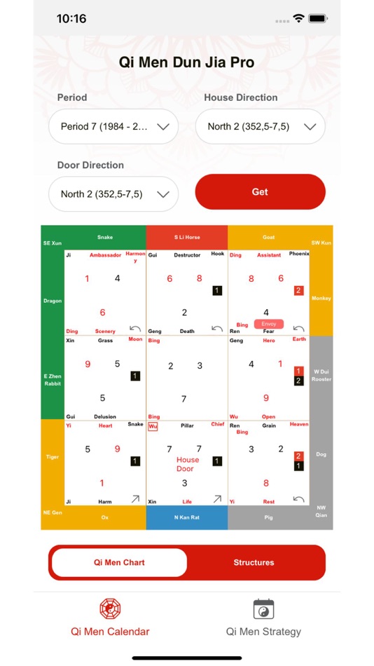 #4. Qi Men Dun Jia Pro (iOS) 由: Nguyen Xuan Tung