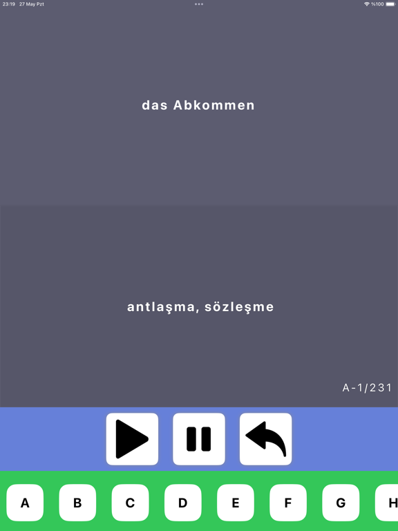 Screenshot #5 pour Almanca Kelimeler 3000