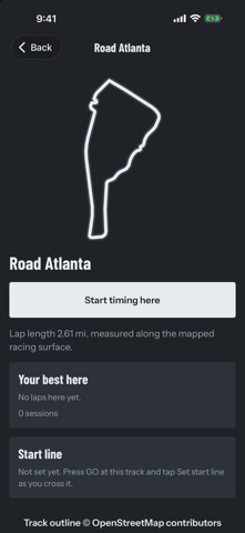 Lapforge: Track Day Lap Timer screenshot 5