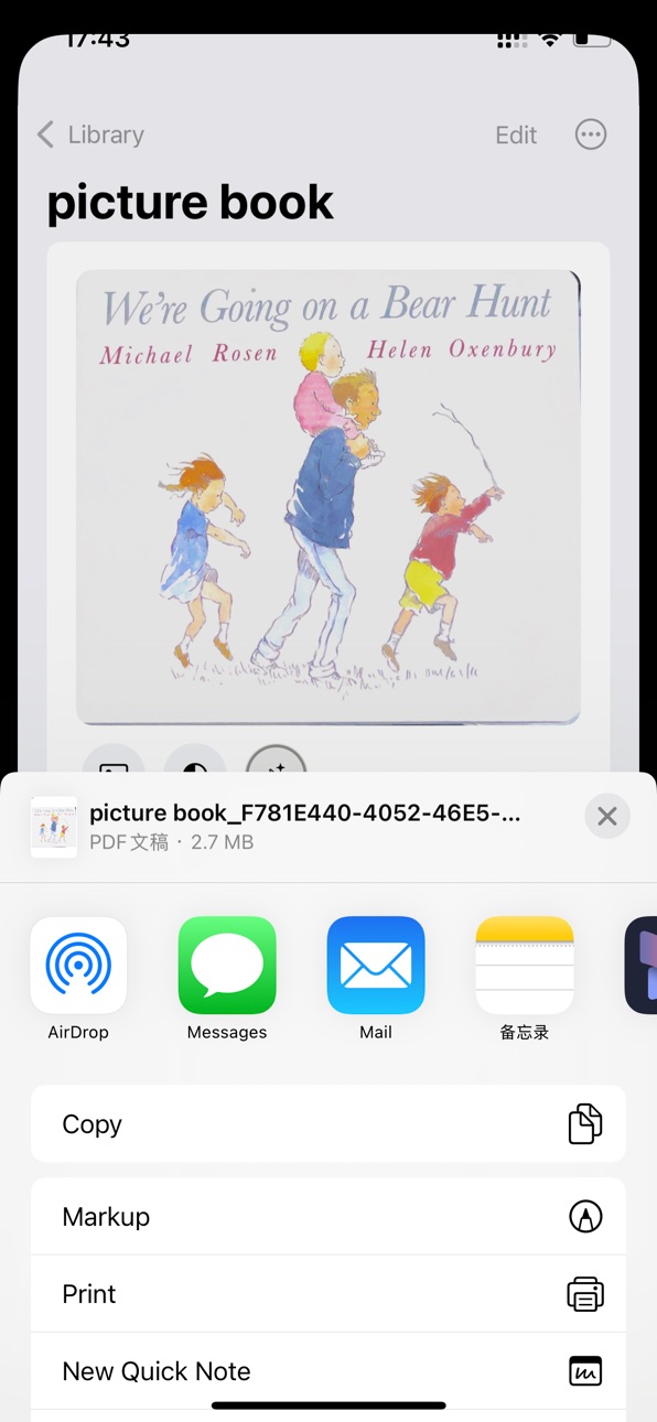 iPhone screenshot