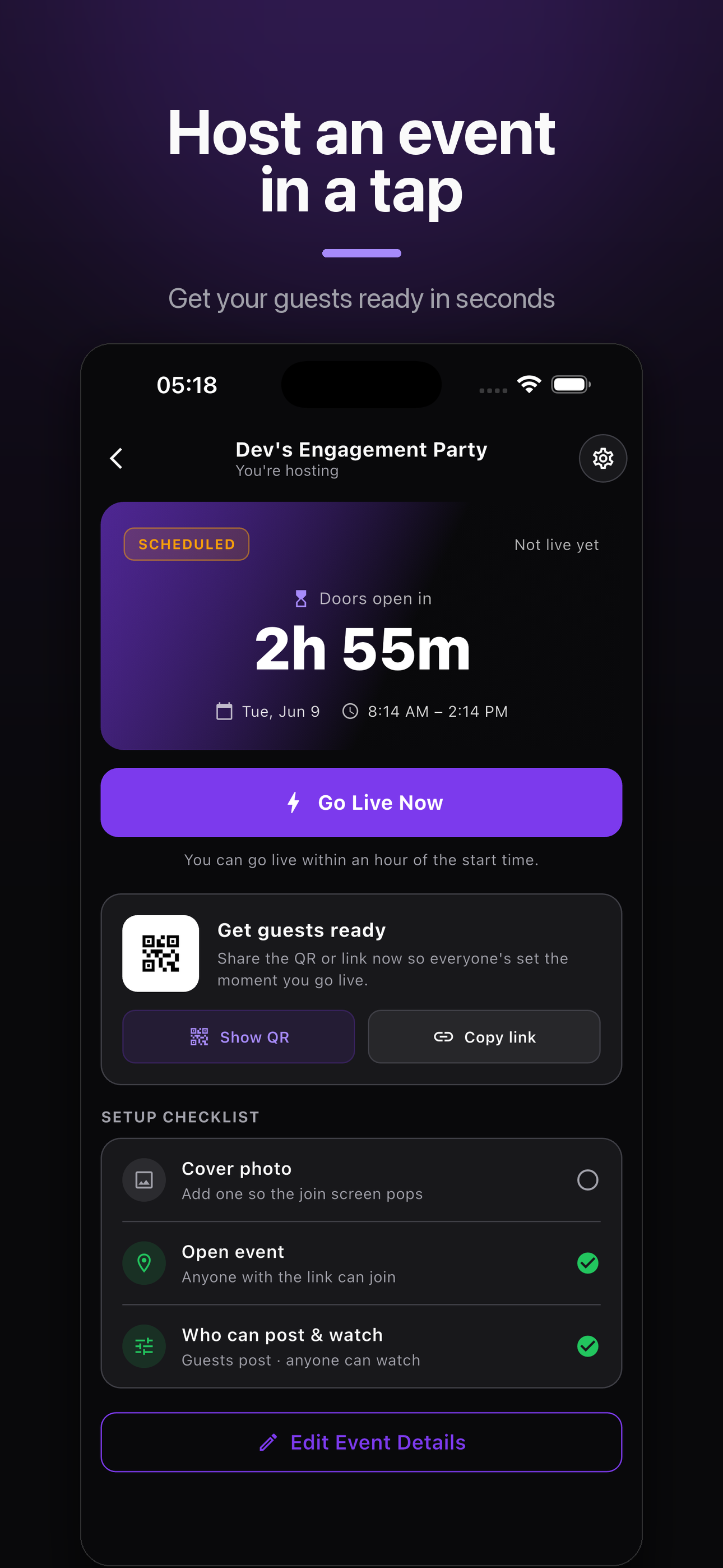 OurCameraRoll: Live Event Feed