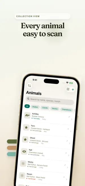 Reptile Care Tracker - Cage screenshot 2
