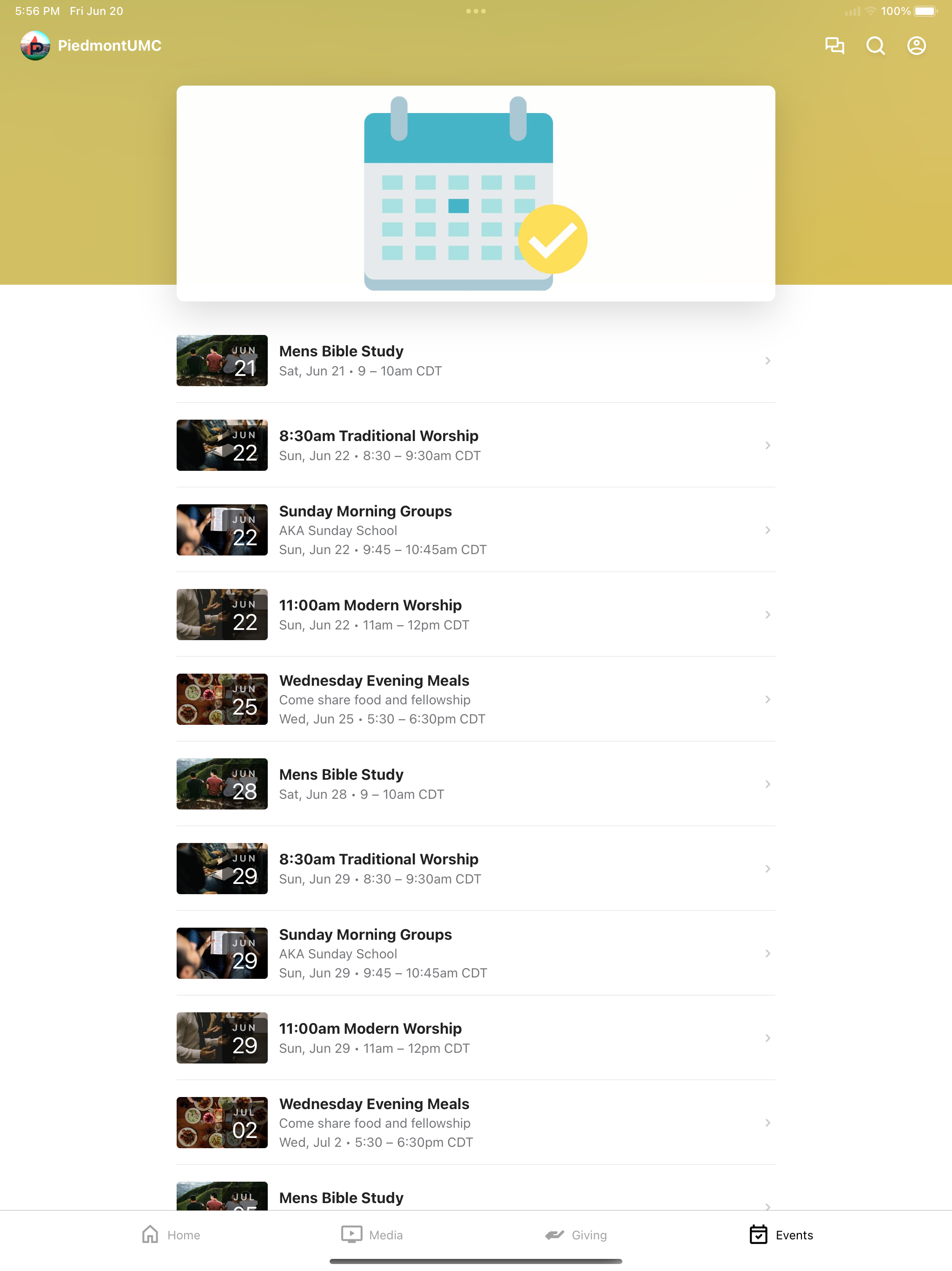 Piedmont UMC screenshot 6