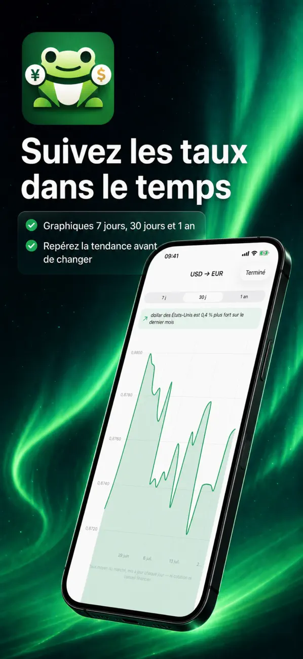 Screenshot #3 pour Kaeru: Devises et Taux Change