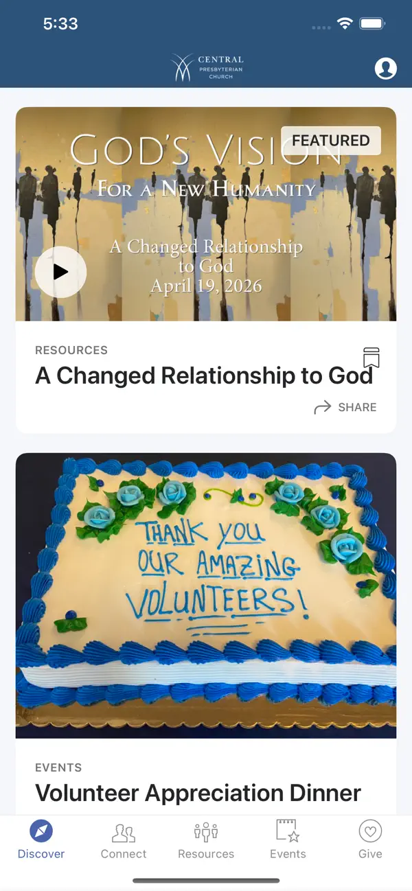 Screenshot #1 pour Central Church NYC