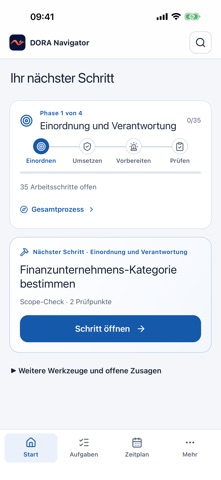 DORA Navigator screenshot 1