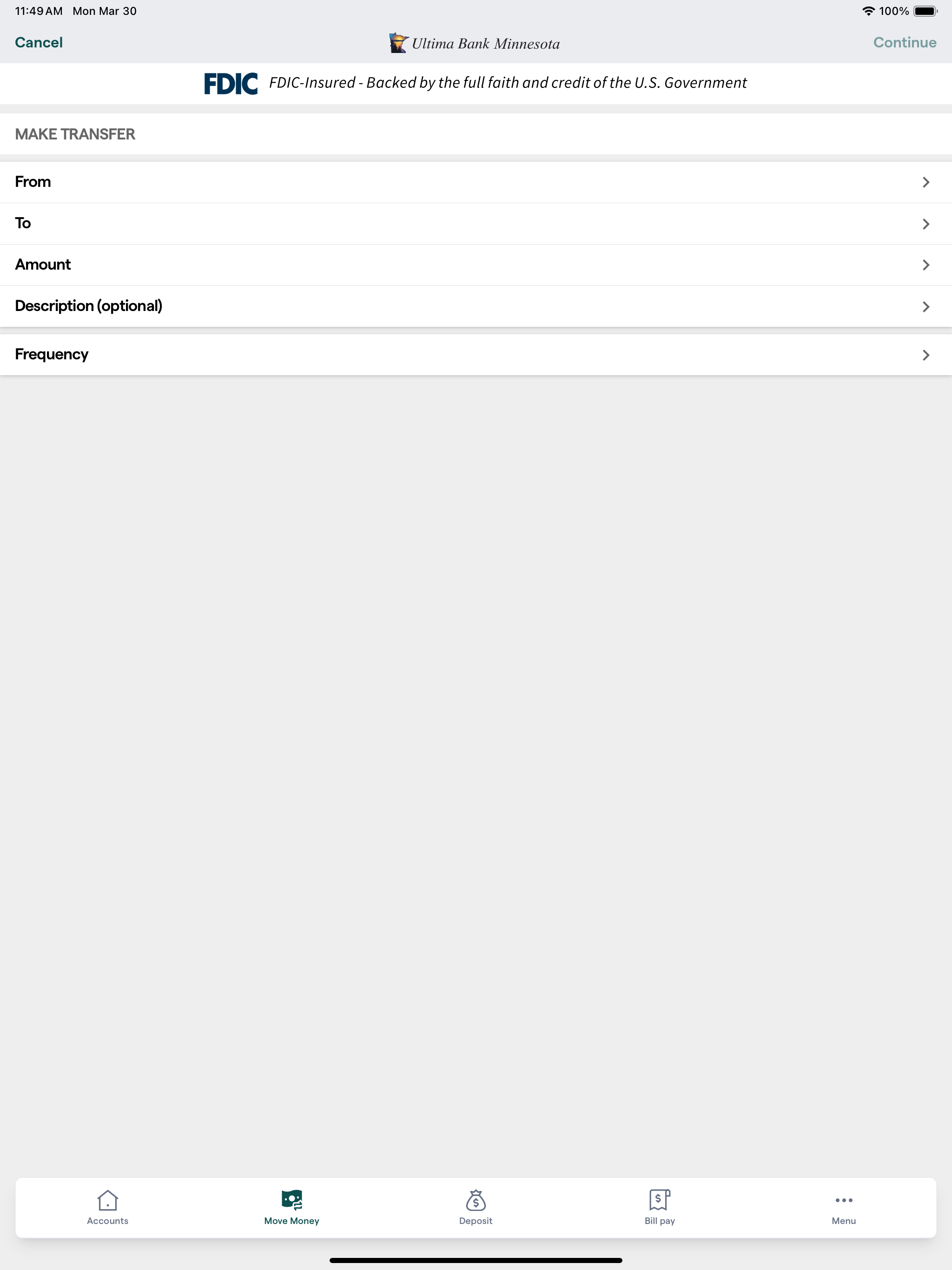 Ultima Bank Mobile screenshot 8