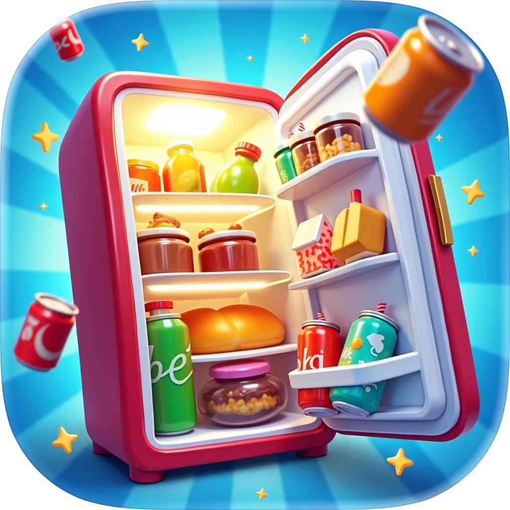 Apple App Store cover for Fill The Fridge!