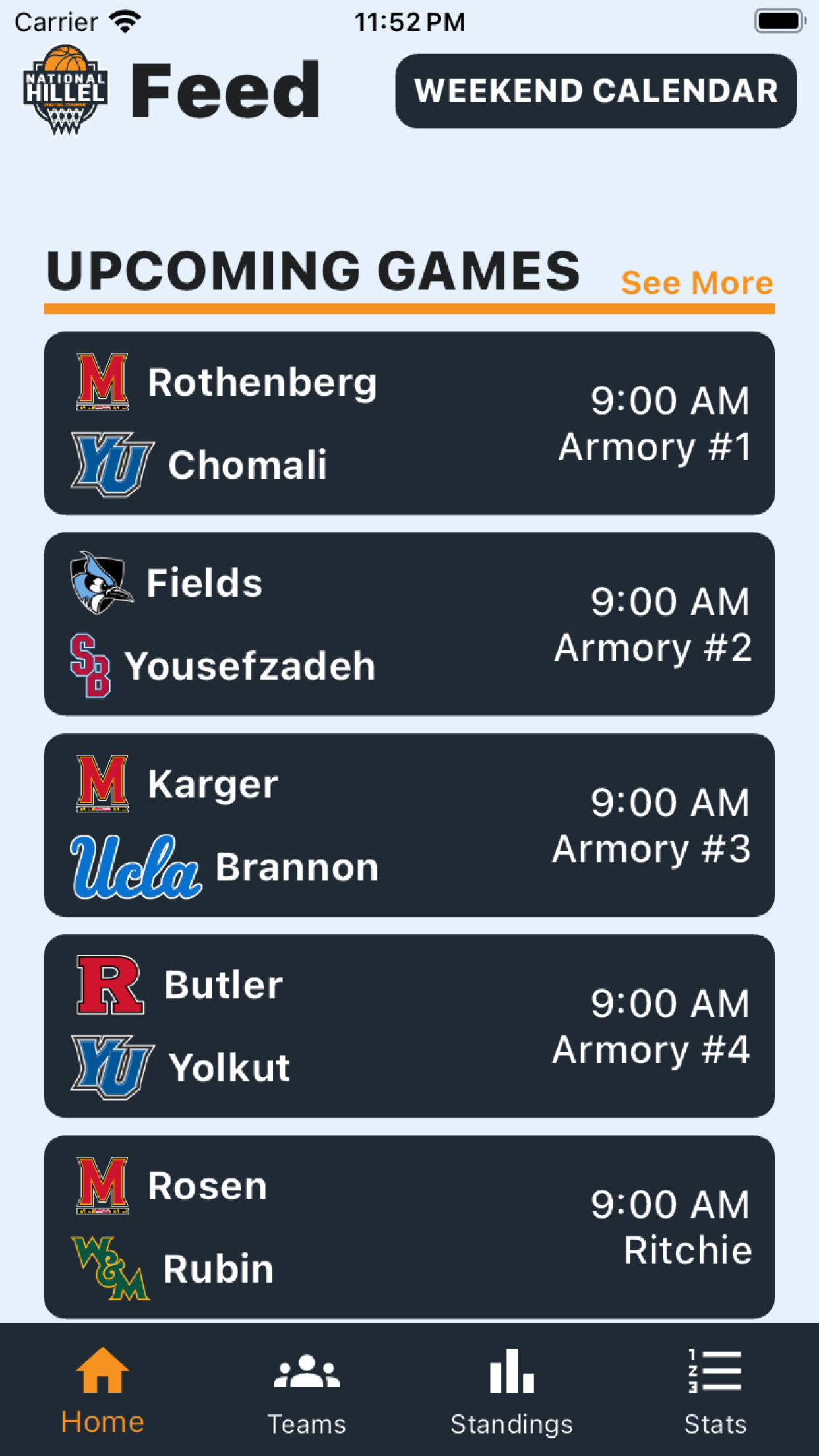 Hillel Tournament