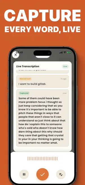 Notie AI - Voice Note Taker screenshot 1