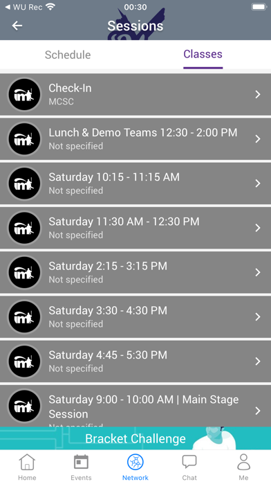 Collegiate Fit Expo Screenshot