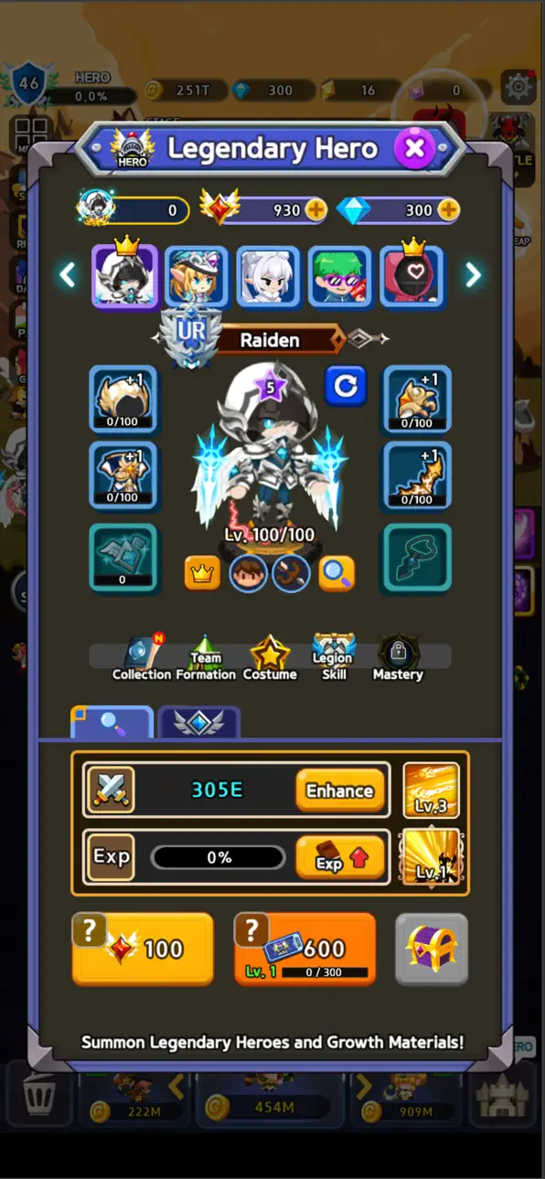 Heroes Unite Idle & Merge iOS Mod IPA screenshot 4 - iOS game interface