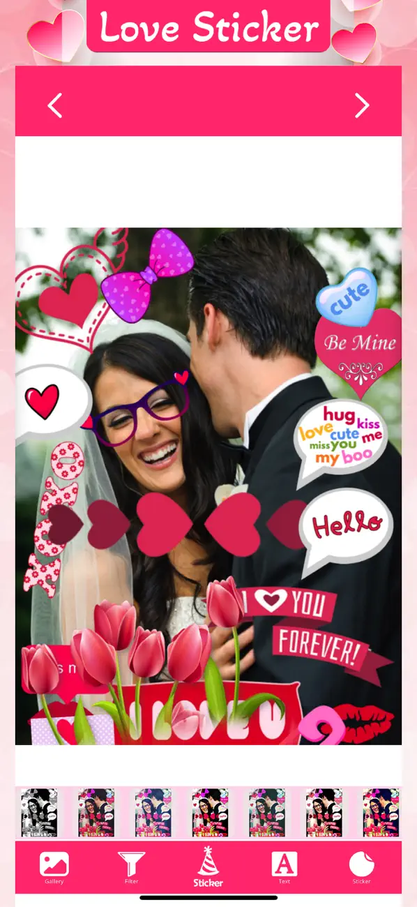 Screenshot #3 pour Love Cam Effects - HeartLens