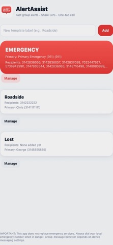 AlertAssist screenshot