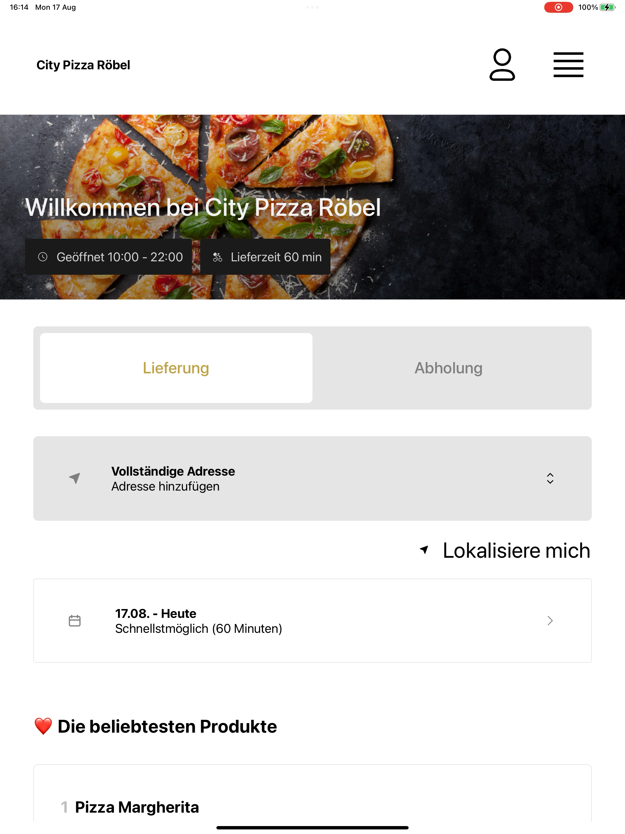 City Pizza Röbel screenshot 13