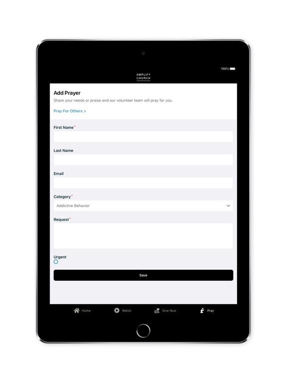 Amplify Church iPad screenshot 4 - Lifestyle app