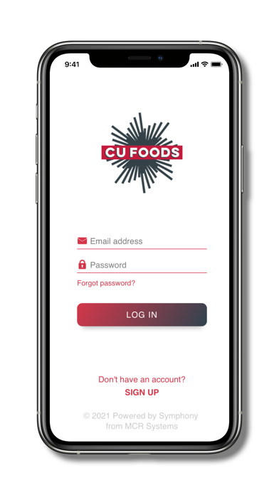 Cardiff University Food Screenshot