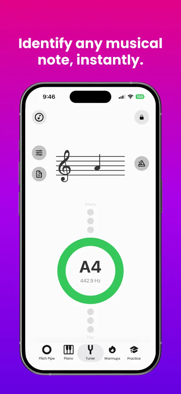 Screenshot #3 pour Pocket Pitch - The Singer App
