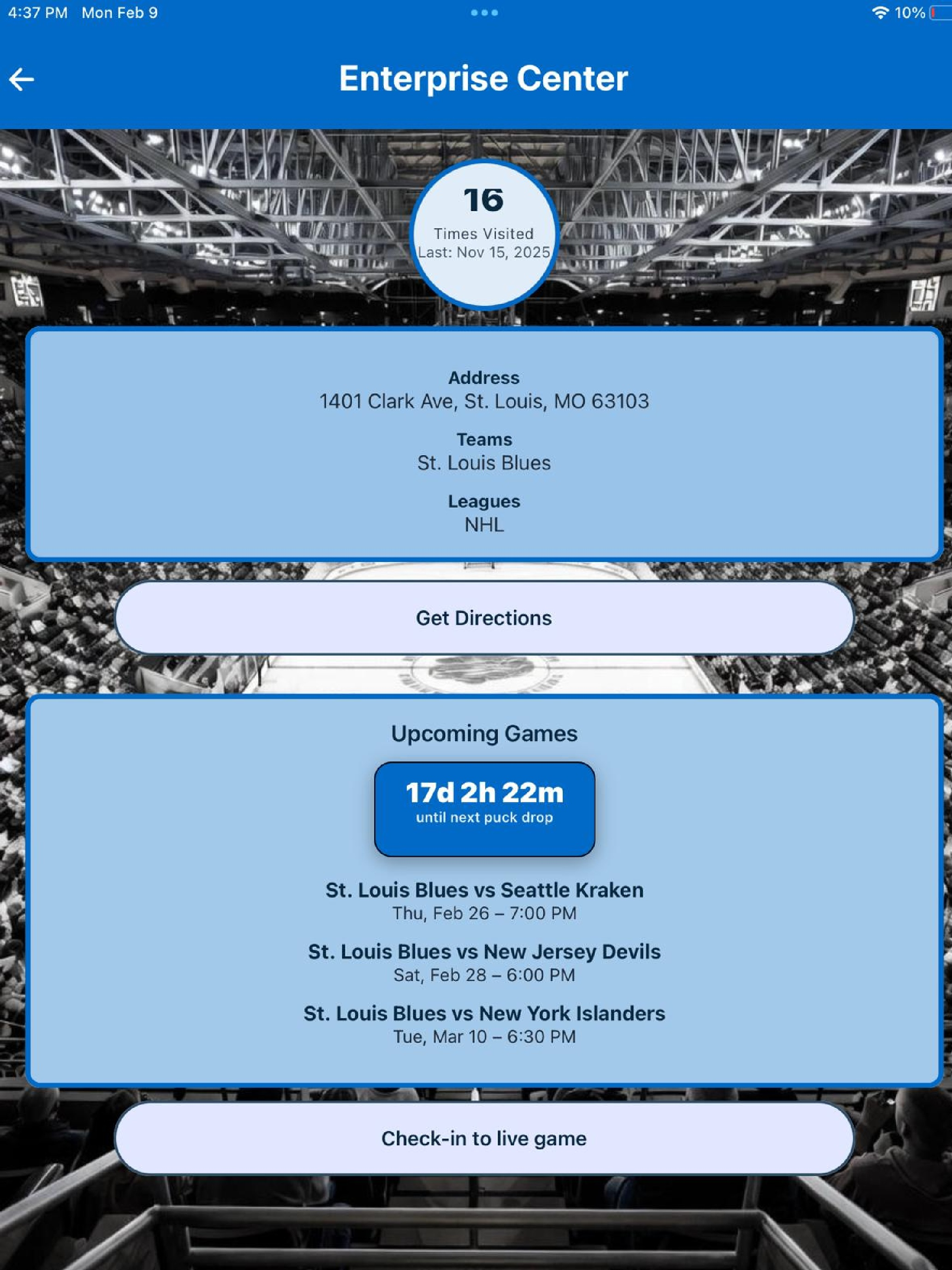 My Hockey Passport screenshot 10