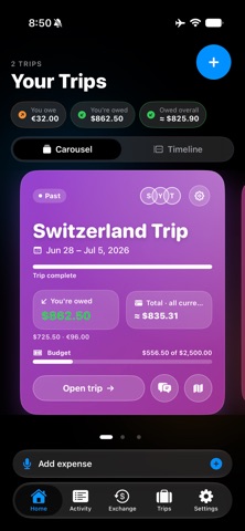 Qirsh - Split Expenses Screenshot 1 of 10