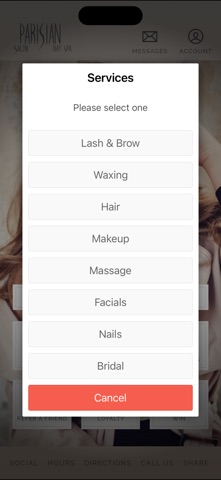 Parisian Salon & Day Spa screenshot