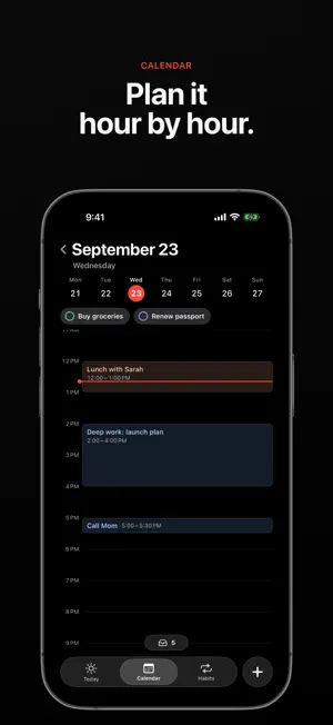 Daily Planner & Calendar: TMRW screenshot 2
