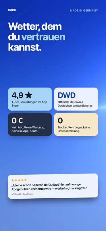 nano - Wetter für Deutschland screenshot 7 of 7