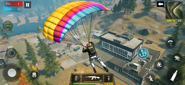Max Fire Battlegrounds Offline iPhone screenshot 1
