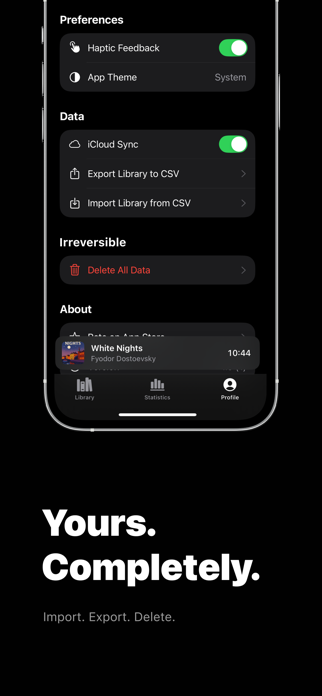 TACET: Reading Tracker Screenshot 8 of 8