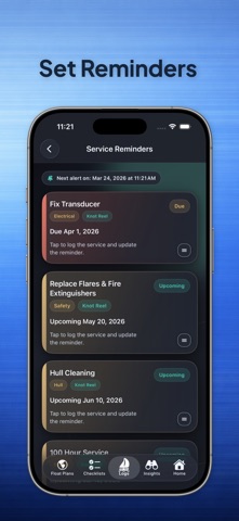 Afloatly: Boat Maintenance Log screenshot