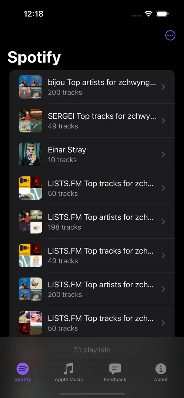 Screenshot #2 pour Playlist Transfer – Music