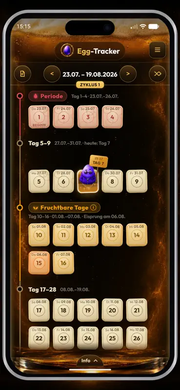 Egg-Tracker: Zyklus-Tracker screenshot 2 of 7