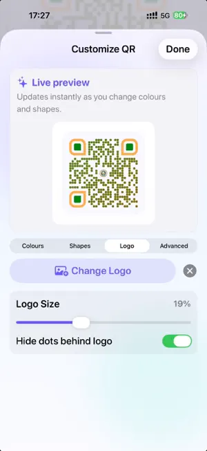 TeamQRCode screenshot 2