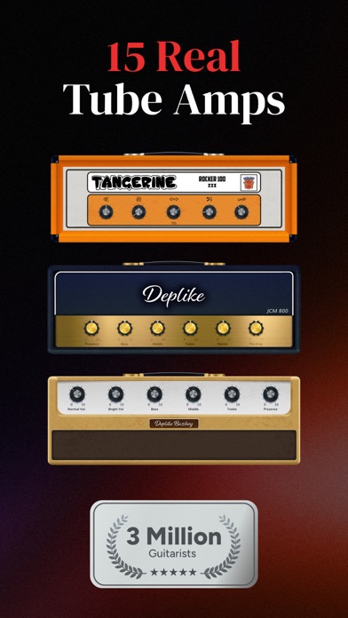 Guitar Amps, Effects, Pedals Screenshot