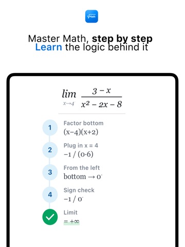 xMath- AI Math Problem Solver iPad screenshot