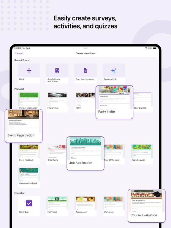 Google Forms グーグル フォームのおすすめ画像2