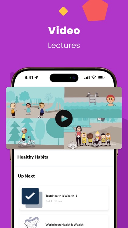 Class 1 App: Worksheets, NCERT