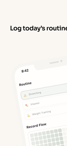 Today Tile: Routine Log Screenshot 1 of 6