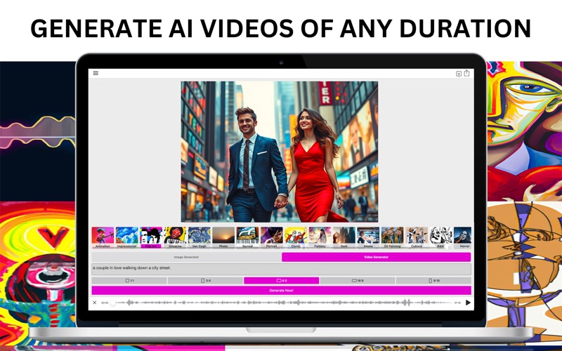 AI Video Song Generator MAIVE screenshot 1