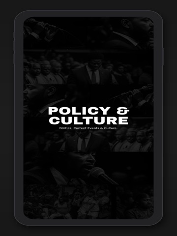 Policy & Culture iPad screenshot