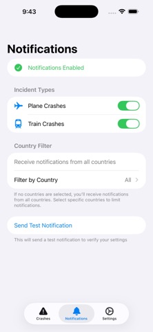 Plane and Train Crash Tracker iPhone screenshot 2