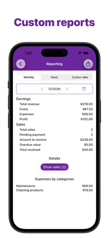 Sales and Inventory Control iPhone screenshot