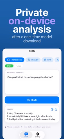 Reply: Instant Drafts Screenshot 4 of 5
