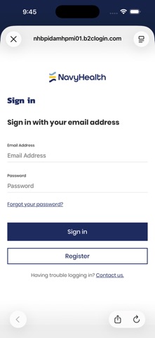 Navy Health Members screenshot