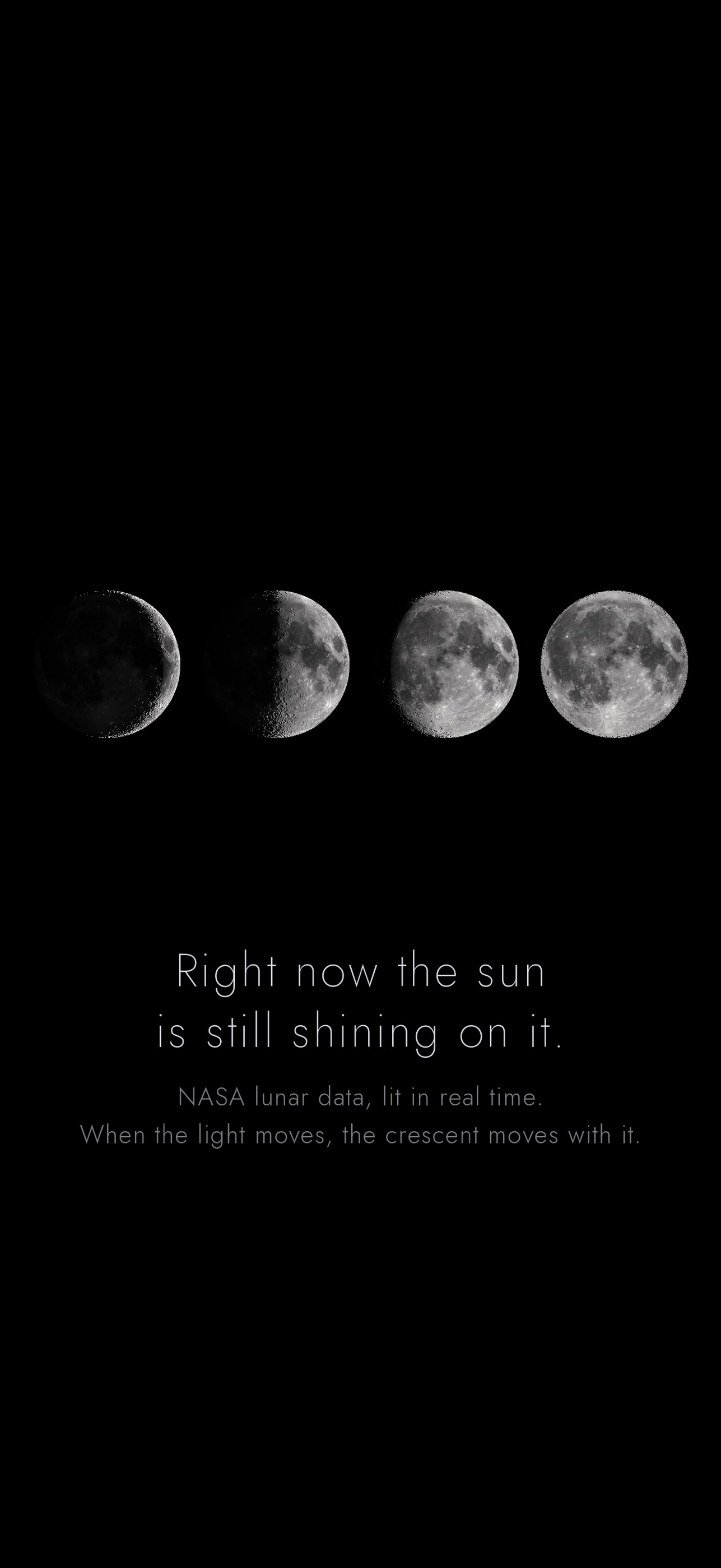 Screenshot 2 of Lunaqlo - Moon Phase Clock