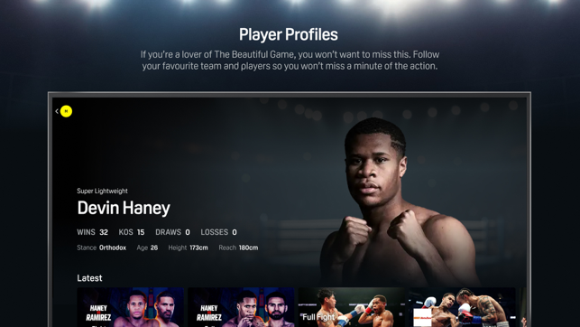 DAZN: Stream Live Sports Screenshot