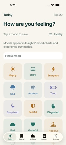Mood Tracker: Feelings Journal screenshot 1