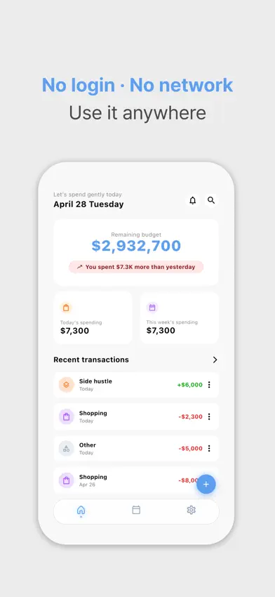 Spend Gently - Mindful Budget screenshot 1